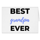 Best Grandpa Ever bl (Front Horizontal)