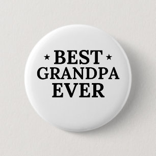 Best Grandpa Ever Button