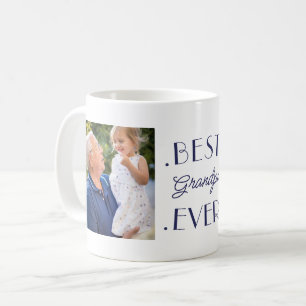Best Grandpa Ever Custom Grandfather Photo Coffee Mug