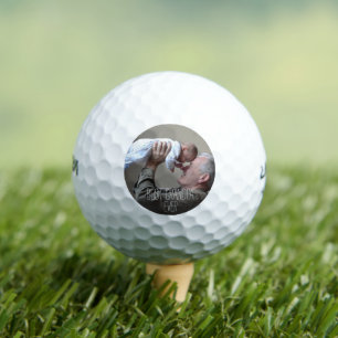 Best Grandpa Ever Custom Photo Create Your Own Golf Balls