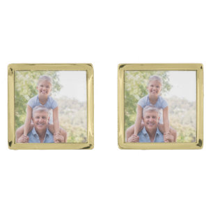 Best Grandpa ever custom photo  Cufflinks