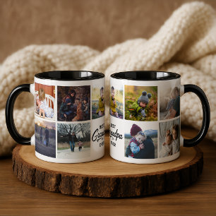 Best Grandpa Ever Custom Photo Mug