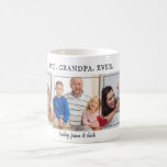 Best Grandpa Ever Dad Birthday Gift Custom Photo C Coffee Mug<br><div class="desc">Best Grandpa Ever | Father's Day Birthday Gifts For Dad Grandfather Family | Personalized Custom Photo Collage Coffee Mug</div>