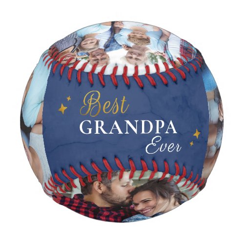 Best Grandpa Ever Family Photos Fathers Day Baseball