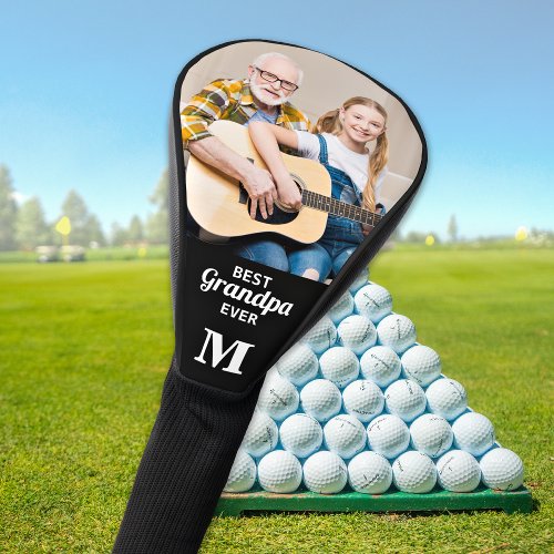 Best GRANDPA Ever _ Golfer _ Personalized Photo Golf Head Cover
