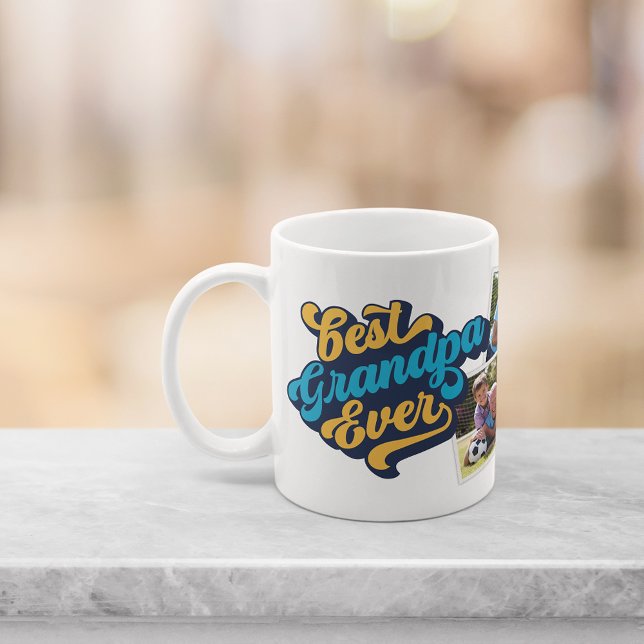 Best Grandpa Ever | Grandfather Photo Coffee Mug (Creator Uploaded)