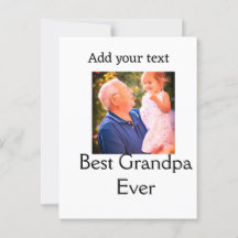 Best Grandpa ever grandfather photo name gifts tex