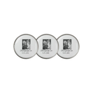 best grandpa ever grandparents photo gifts classic golf ball marker