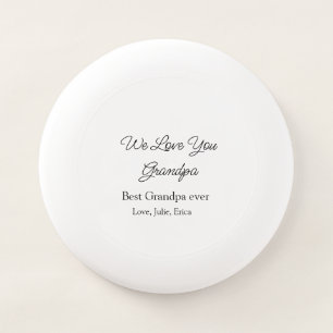 best grandpa ever grandparents photo gifts classic Wham-O frisbee
