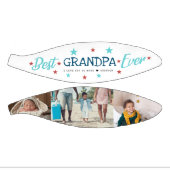 Best Grandpa Ever | Hand Lettered Photo Collage Mini Basketball (Panels)