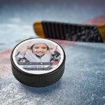 Best Grandpa Ever | Hand Lettered Photo Hockey Puck<br><div class="desc">Are you looking for an unique gift for the father in your life? This year give him a Father’s Day hockey themed gift that will blow his skates off. This photo hockey puck is perfect!!! These are Father’s Day gifts that are perfect for sports fans, but moreover, perfect for dads....</div>
