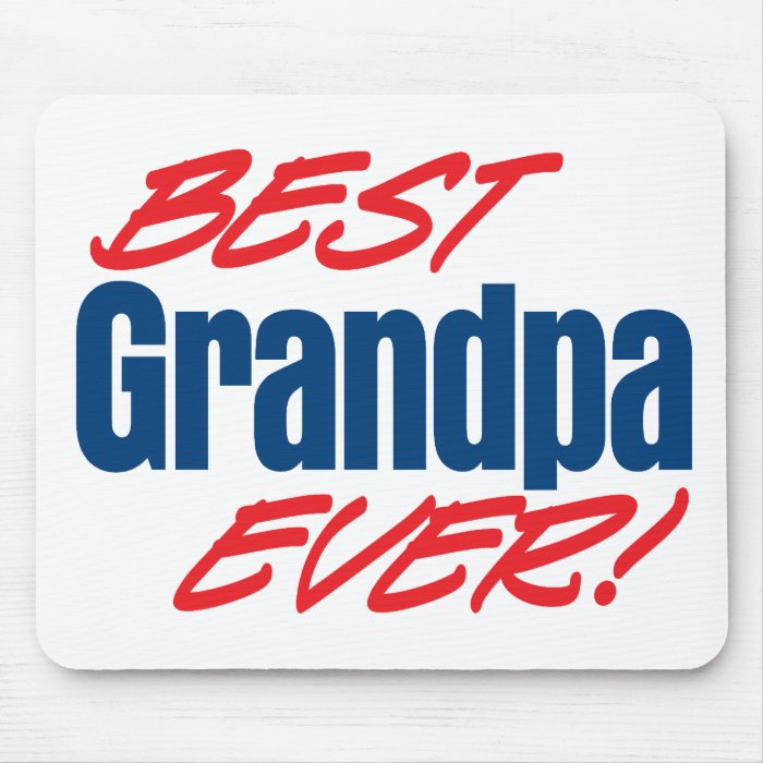 Best Grandpa Ever Mouse Mat