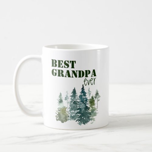 Best Grandpa Ever Nature Coffee Mug