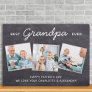 Best GRANDPA Ever Personalized Photo Father's Day Plaque