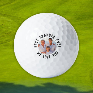 Best Grandpa Ever – Personalized Photo Golf Balls