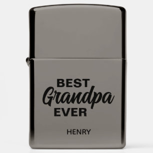 Best Grandpa Ever Personalized Zippo Lighter