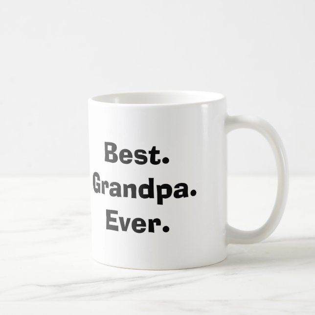 Best. Grandpa. Ever. Photo Coffee Mug (Right)