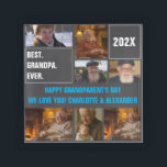Best Grandpa Ever Photo Collage and Custom Text Acrylic Tray<br><div class="desc">Celebrate grandpa with this stylish Best Grandpa Ever Acrylic Tray! Featuring a beautiful photo collage and customizable text, this durable and glossy tray is perfect for serving snacks, drinks, or as a decorative keepsake. Ideal for Father’s Day, birthdays, or special occasions, it combines practicality with heartfelt personalization. A unique gift...</div>