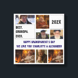 Best Grandpa Ever Photo Collage and Custom Text Canvas Print<br><div class="desc">Honor grandpa with this heartfelt Best Grandpa Ever Canvas Print! Featuring a custom photo collage and your personalized message, this high-quality canvas adds a personal and timeless touch to any space. Perfect for Father’s Day, birthdays, or just because, it’s a meaningful gift that captures your favorite memories and turns them...</div>