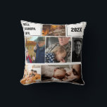 Best Grandpa Ever Photo Collage and Custom Text Throw Pillow<br><div class="desc">Snuggle up to memories with this Best Grandpa Ever Photo Collage Throw Pillow! Personalized with your favorite family photos and a heartfelt custom message, this soft and durable pillow is both meaningful and functional. Perfect for Father’s Day, Grandpa’s birthday, Christmas, or just because—it’s a daily reminder of how much he’s...</div>