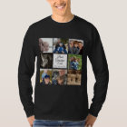 Best grandpa ever photo collage custom text white