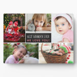 Best Grandpa Ever Photo Collage Plaque Best Grandpa Ever Photo Collage Plaque