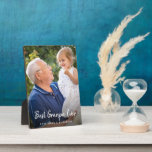 Best Grandpa Ever Photo Plaque<br><div class="desc">Celebrate with this cute and trendy father's day design. You can customize this further by clicking on the "PERSONALIZE" button. For further questions please contact us at ThePaperieGarden@gmail.com. Photo provided by Uplash. Please replace it with your own content.</div>