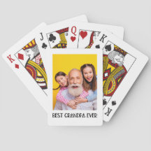 Best Grandpa Ever Photo Simple Minimal Grandad