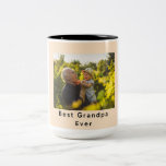 Best Grandpa Ever photo Two Tone coffee Mug<br><div class="desc">Best Grandpa Ever photo Two-Tone Coffee Mug The Best Grandpa Ever coffee mug is a heartwarming and thoughtful gift that celebrates the love and appreciation you have for your grandpa. This mug is designed to make your grandpa feel special and cherished every time he enjoys his favorite hot beverage. This...</div>