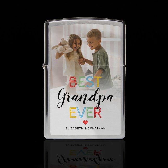 Best Grandpa Ever Photo Zippo Lighter (Creator Uploaded)