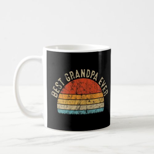 Best Grandpa Ever Retro Graphic Idea for Grandpa F Coffee Mug