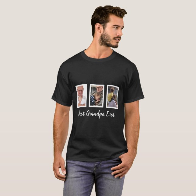 Best Grandpa Ever T-Shirt (Front Full)