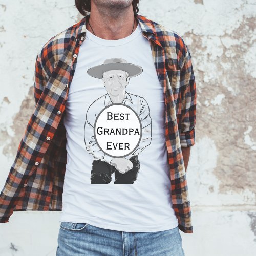 Best Grandpa Ever  T_Shirt