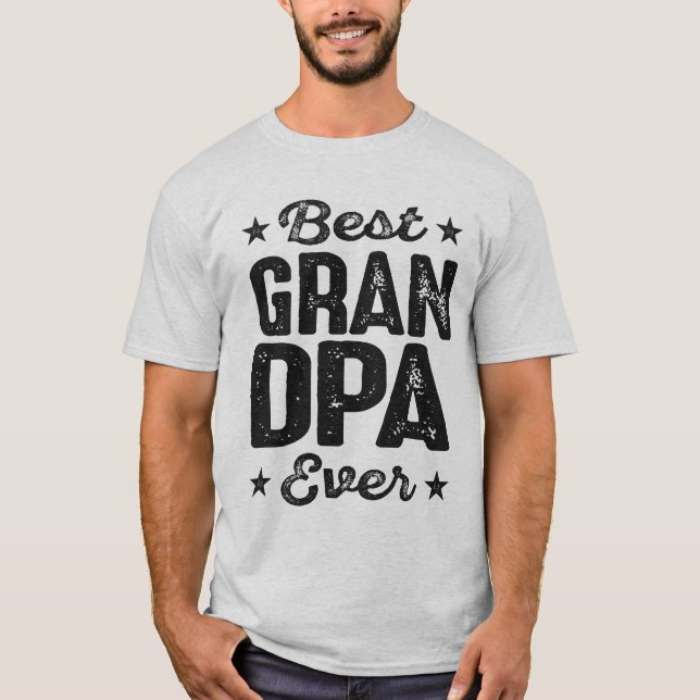 Best Grandpa Gifts T-Shirt (Front)