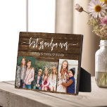 Best Grandpa Grandchildren Wood Photo Collage Plaque<br><div class="desc">Capture the love between Poppy and his grandchildren with our Grandfather Grandpa Grandchildren Photo Collage Plaque. This personalized plaque features a heartwarming photo collage, beautifully displaying cherished moments shared between Poppy and his beloved grandchildren. Surrounding the photos is the endearing title "Poppy, " adding a special touch to the design....</div>