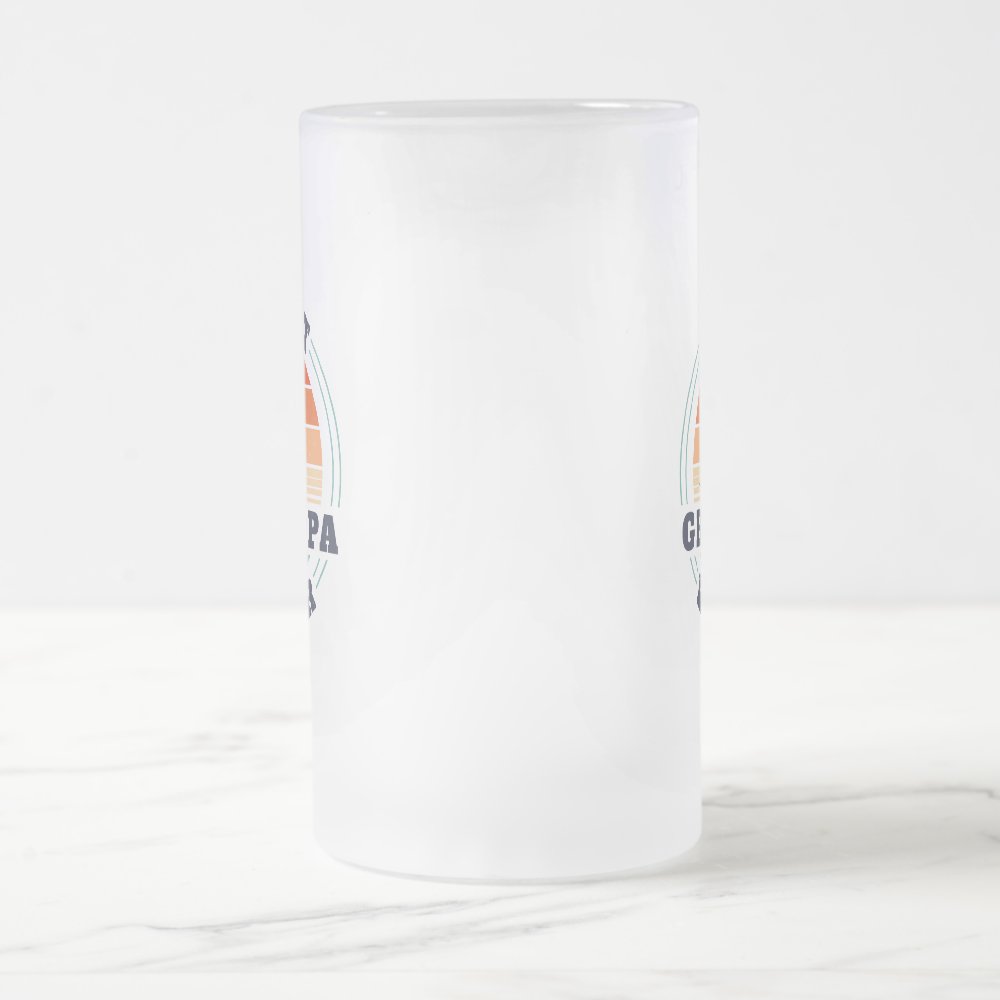Retro Custom Grandpa Beer Mug for Father's Day
