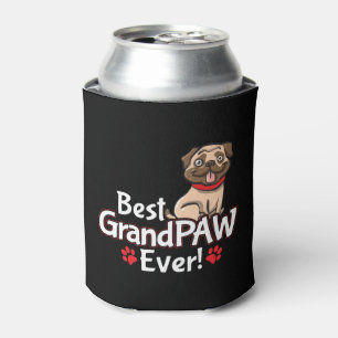 Best Grandpa GrandPAW Ever Can Cooler