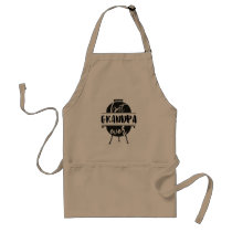 Best Grandpa Grill Master Gift Adult Apron