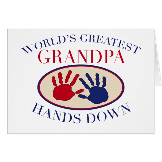 Best Grandpa Hands Down (Front Horizontal)
