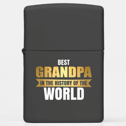 Best Grandpa in the history of the world Zippo Lighter