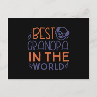 Best Grandpa in the World Postcard