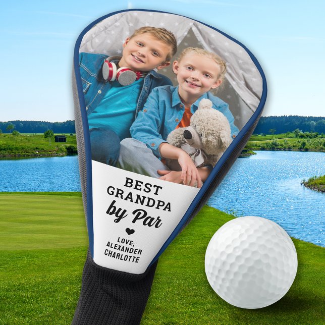 Best GRANDPA - Personalized Photo - Golfer Driver Golf Head Cover (Creator Uploaded)