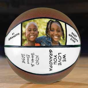 Best Grandpa Photo Basketball