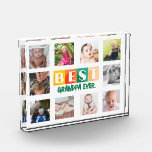 BEST GRANDPA Photo Collage Personalized Modern<br><div class="desc">BEST GRANDPA Photo Collage Personalized Modern</div>