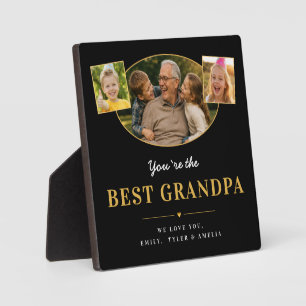 Best Grandpa Photo Father’s Day Memory Plaque