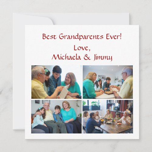 Best Grandparents Ever Photo Card Grandparents Day