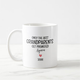 Best Grandparents Get Promoted Again – Custom Coffee Mug