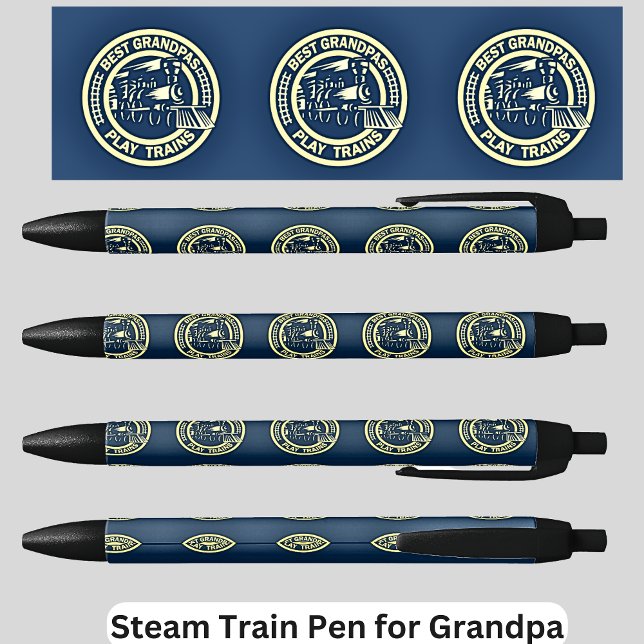 Best Grandpas Play Trains Steam Engine Railroad Pen (Creator Uploaded)