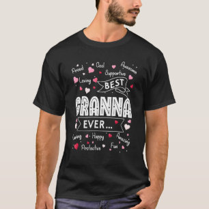 Best Granna Ever   First Time Grandma Mothers Day T-Shirt