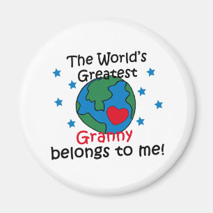 Best Granny Belongs to me Magnet